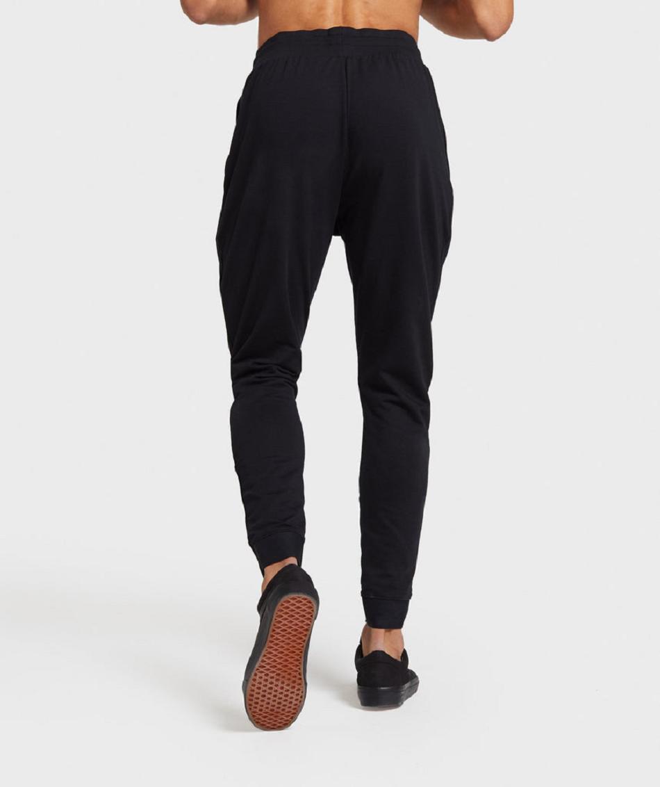 Pantalones Jogger Gymshark Critical Zip Hombre Negras | CO 3970YXF